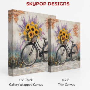Sunflower Bicycle Art