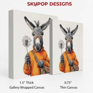 Donkey Dandelion Art