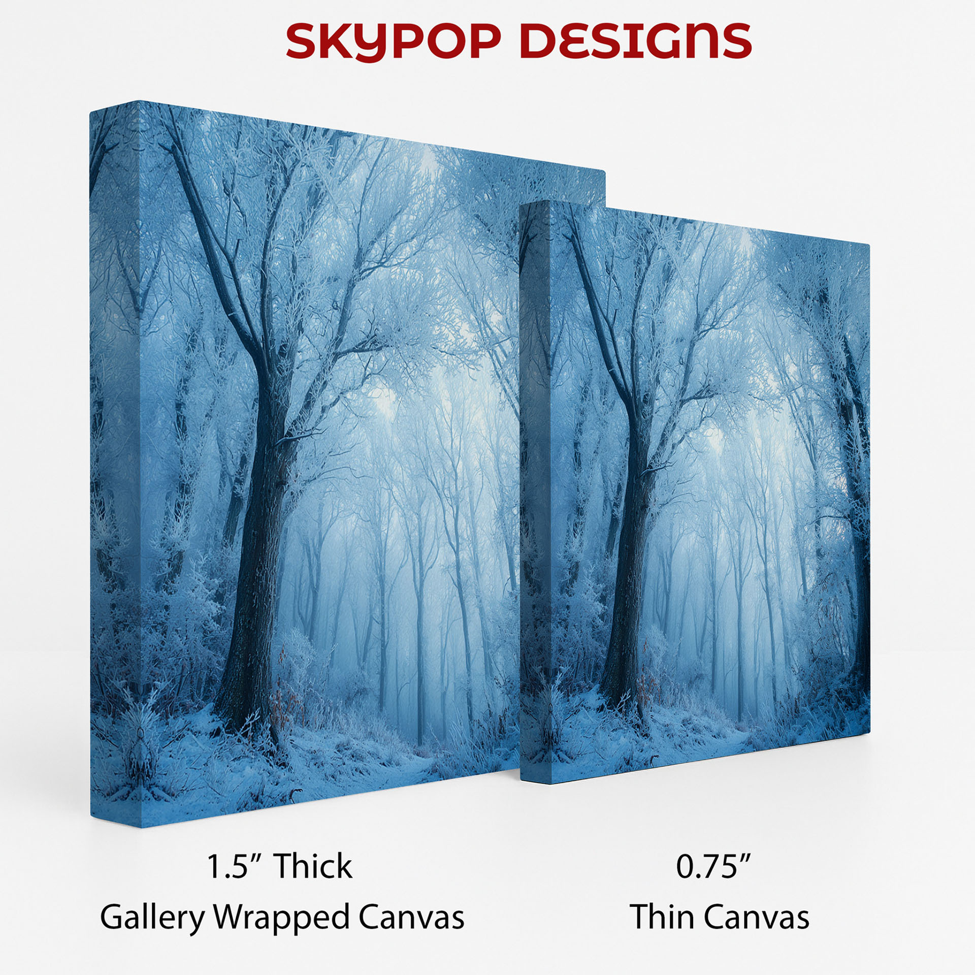 2.jpg Frosted Forest Path Art