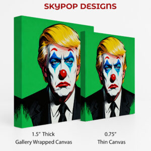 Donald Trump Joker Face Art