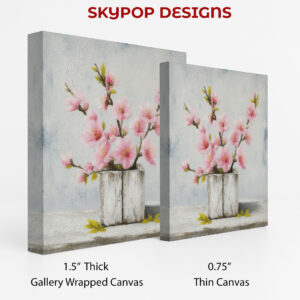 Cherry Blossom Vase Art