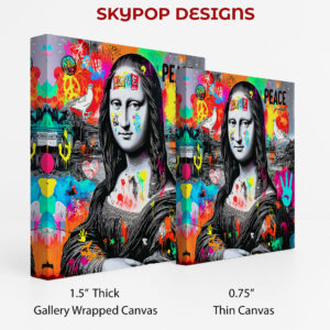 Mona Lisa Peace Love Art