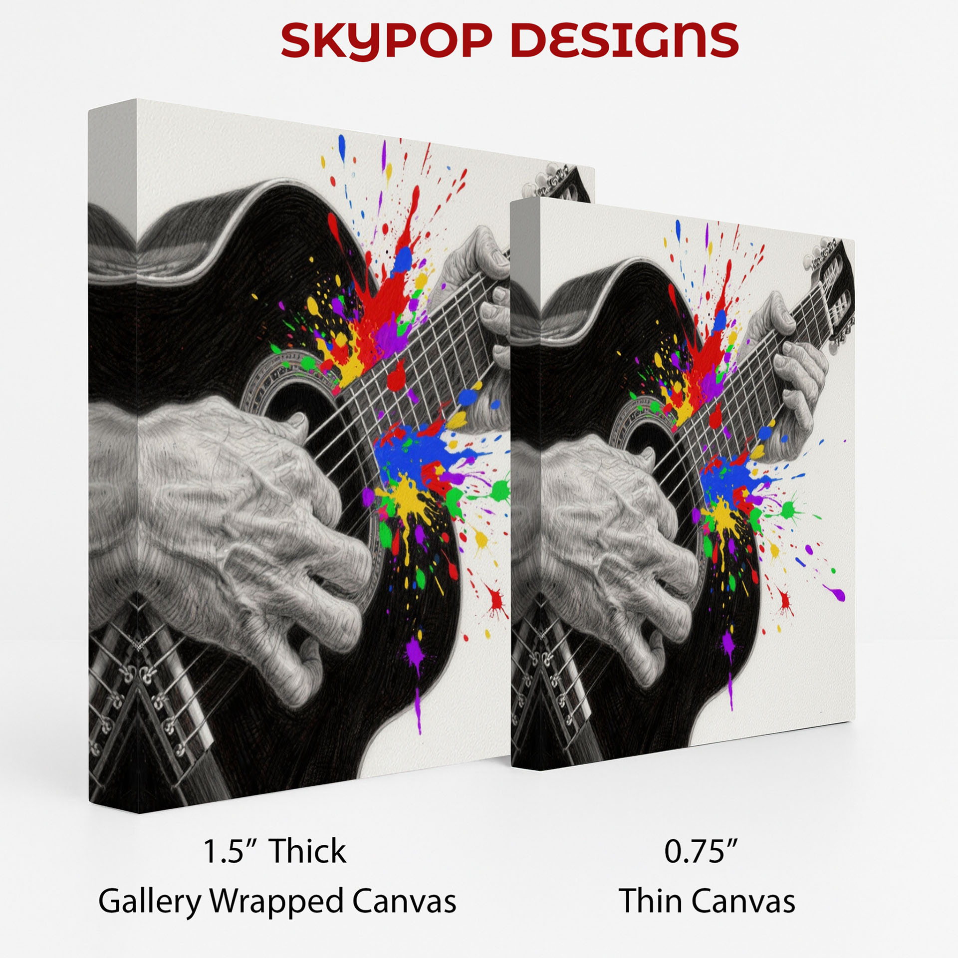 2.jpg Guitar Splash Music Art