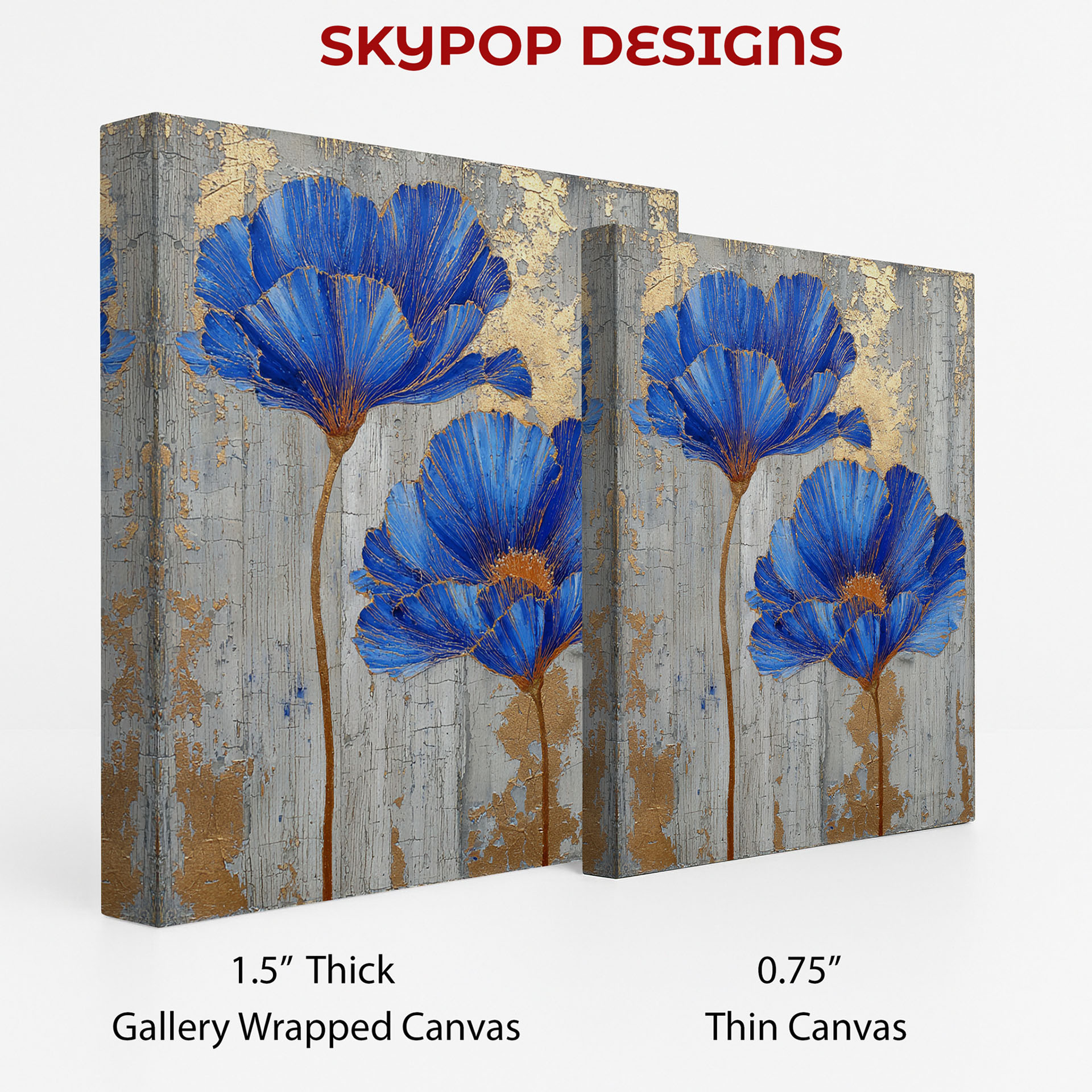 2.jpg Blue Poppy Bloom Art