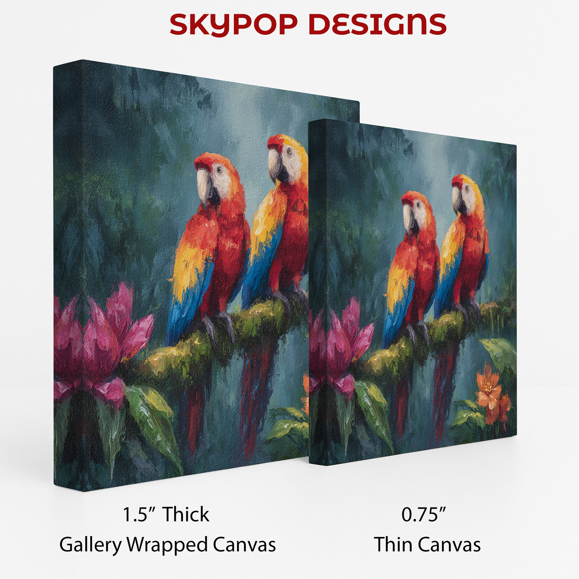 2.jpg Macaw Pair Art