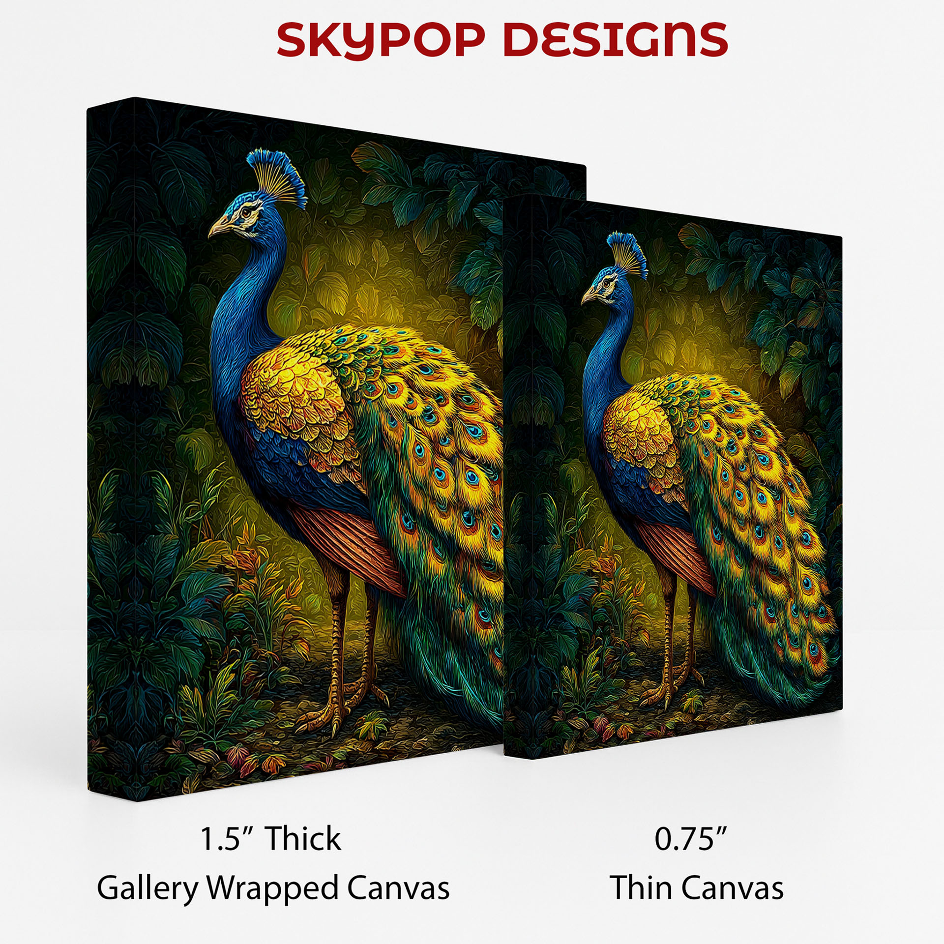 2.jpg Peacock Bird Art