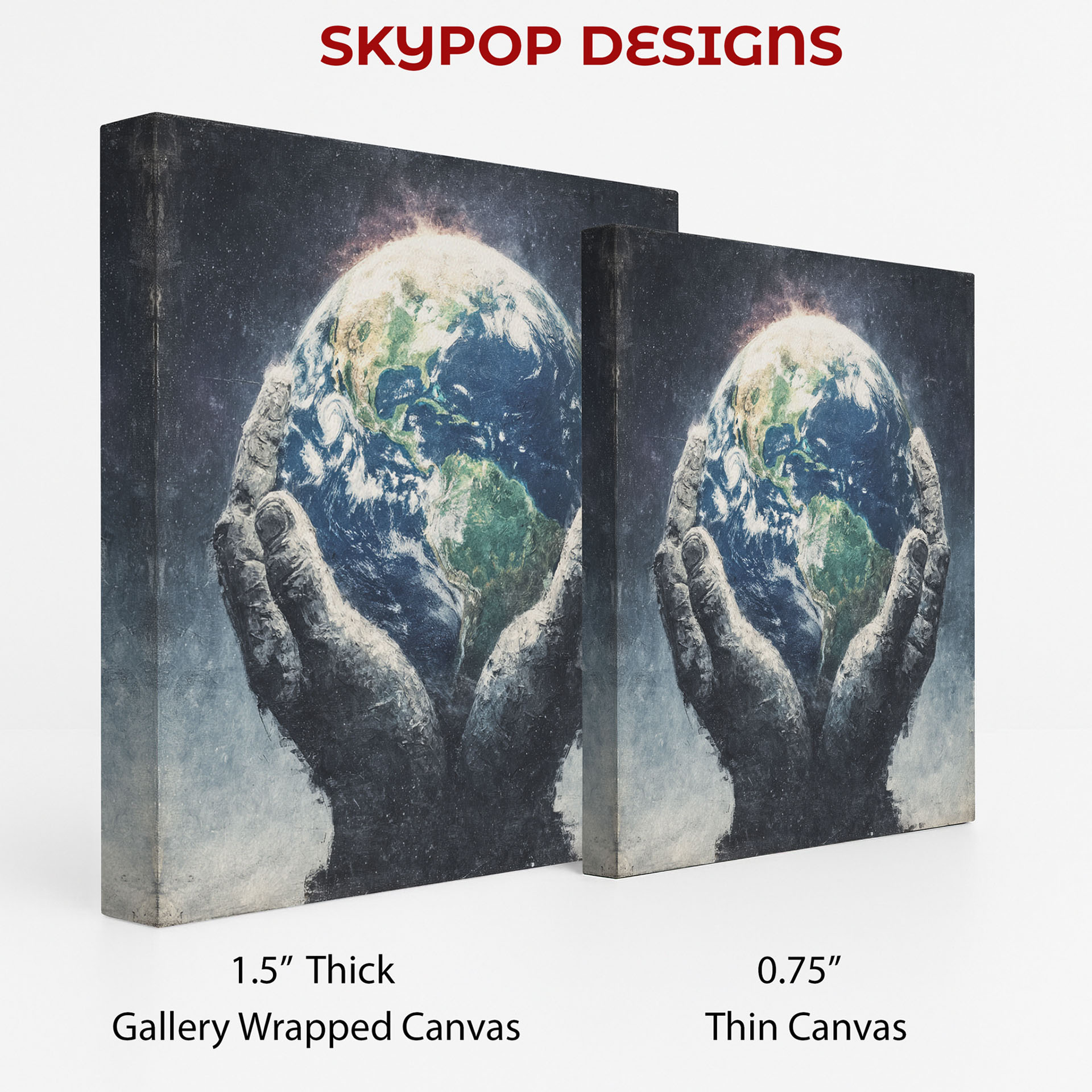 2.jpg Earth in Hands Wall Art