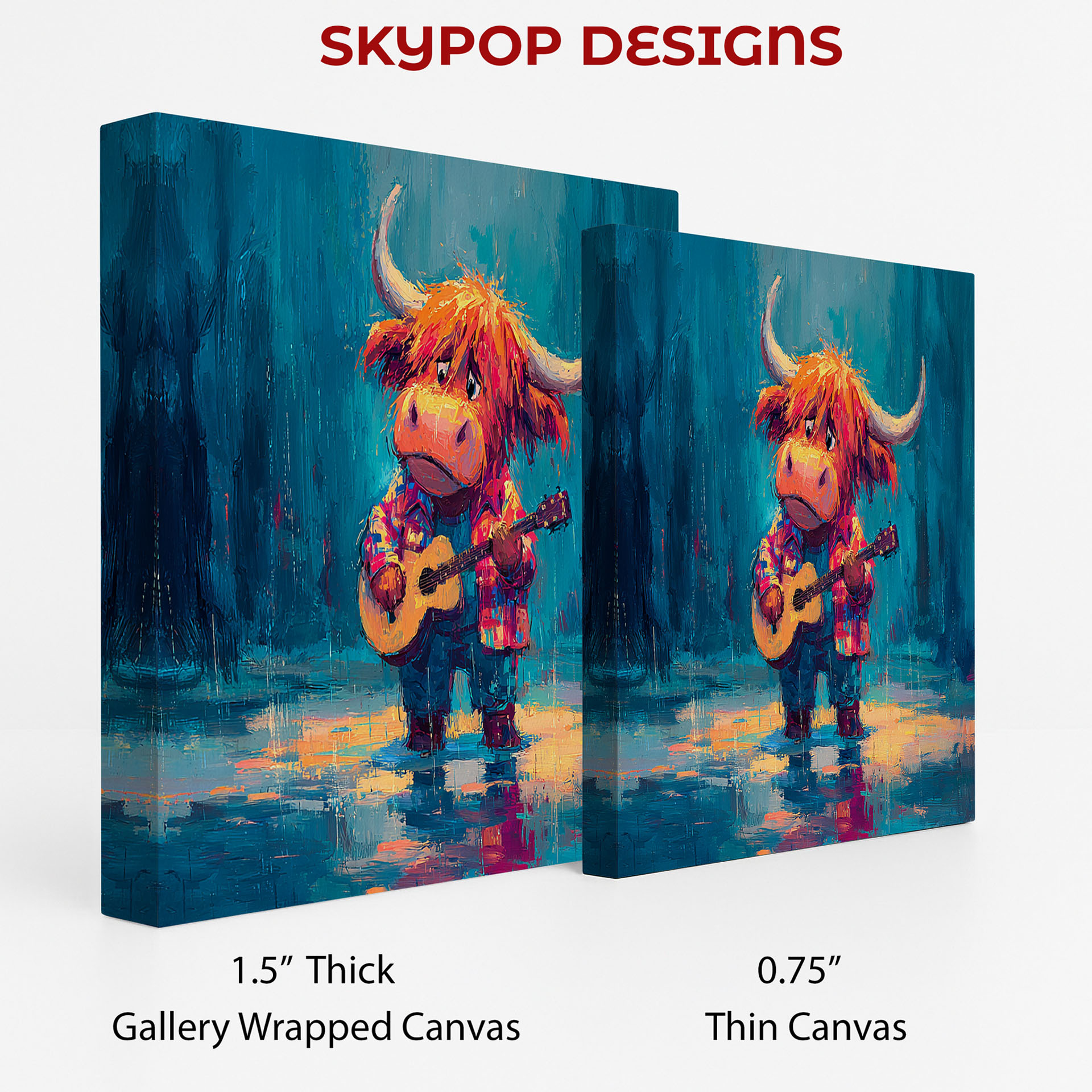 2.jpg Highland Cow Art