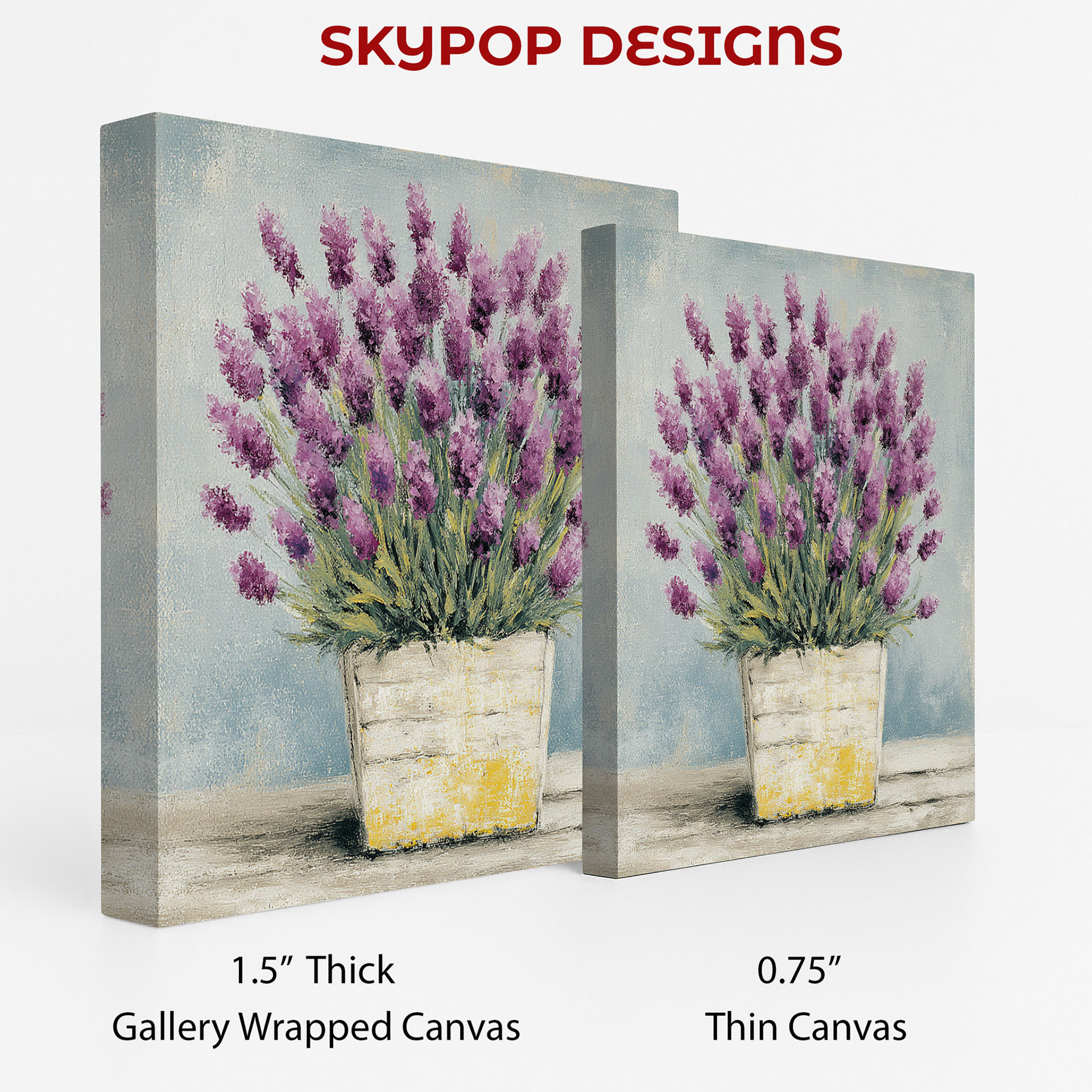 2.jpg Lavender Bloom Pot Art