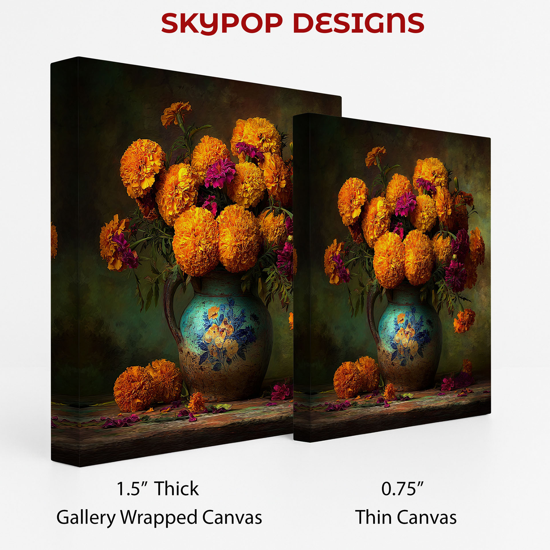 2.jpg Marigold Bouquet Art