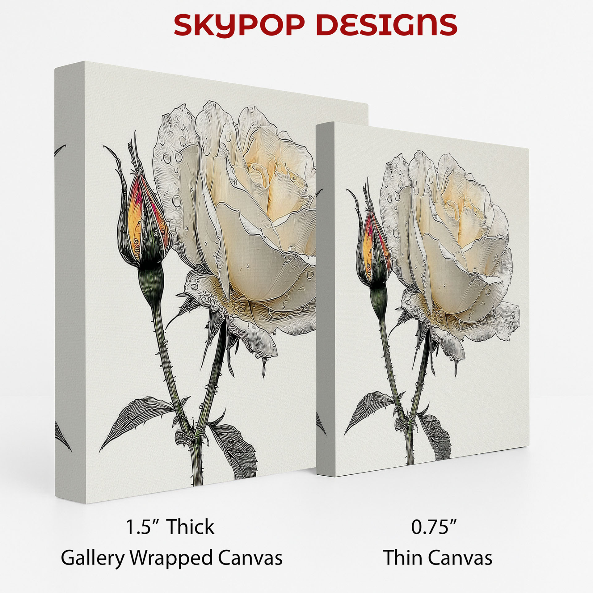 2.jpg White Rose Dewdrops Art