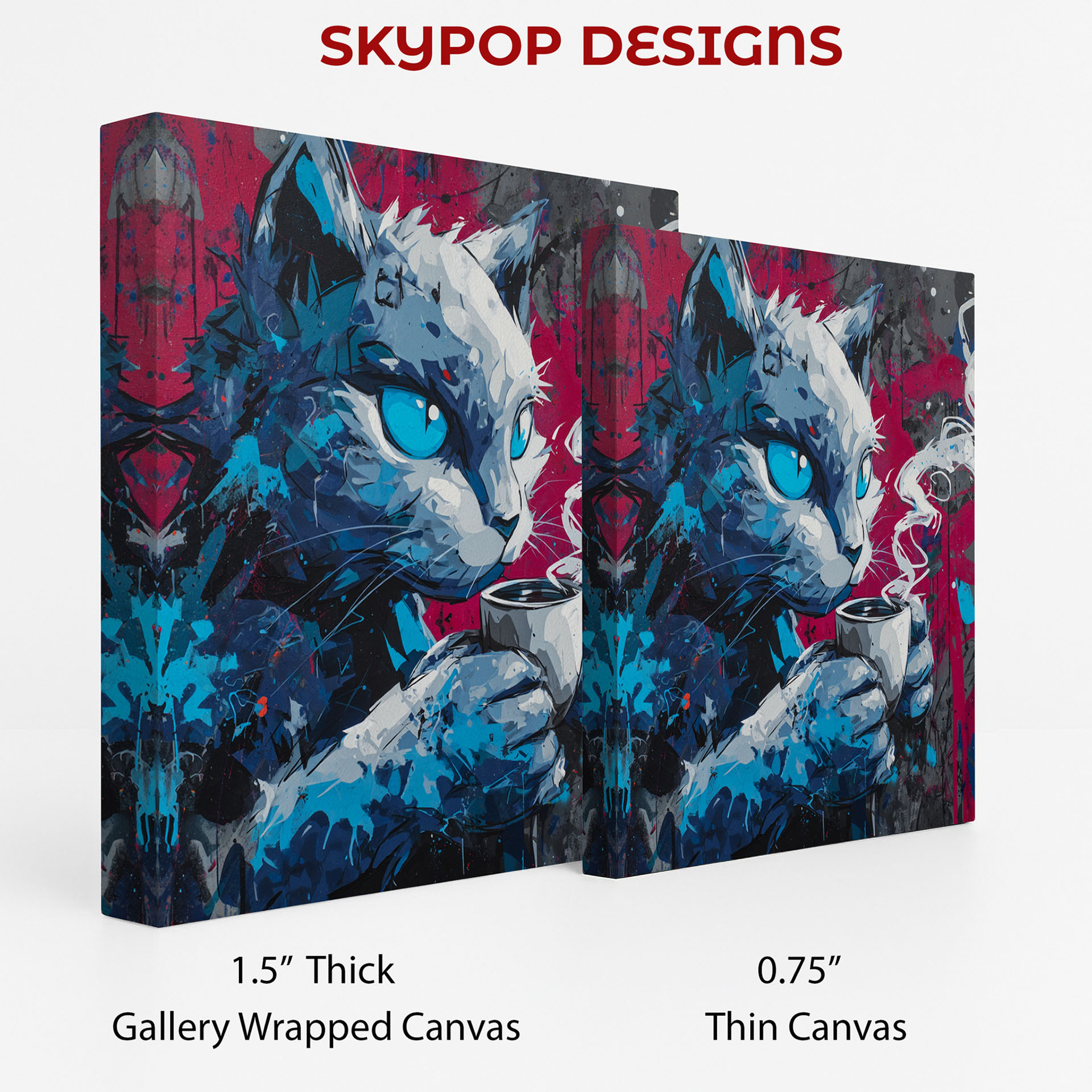 2.jpg Cat Coffee Vibes Art