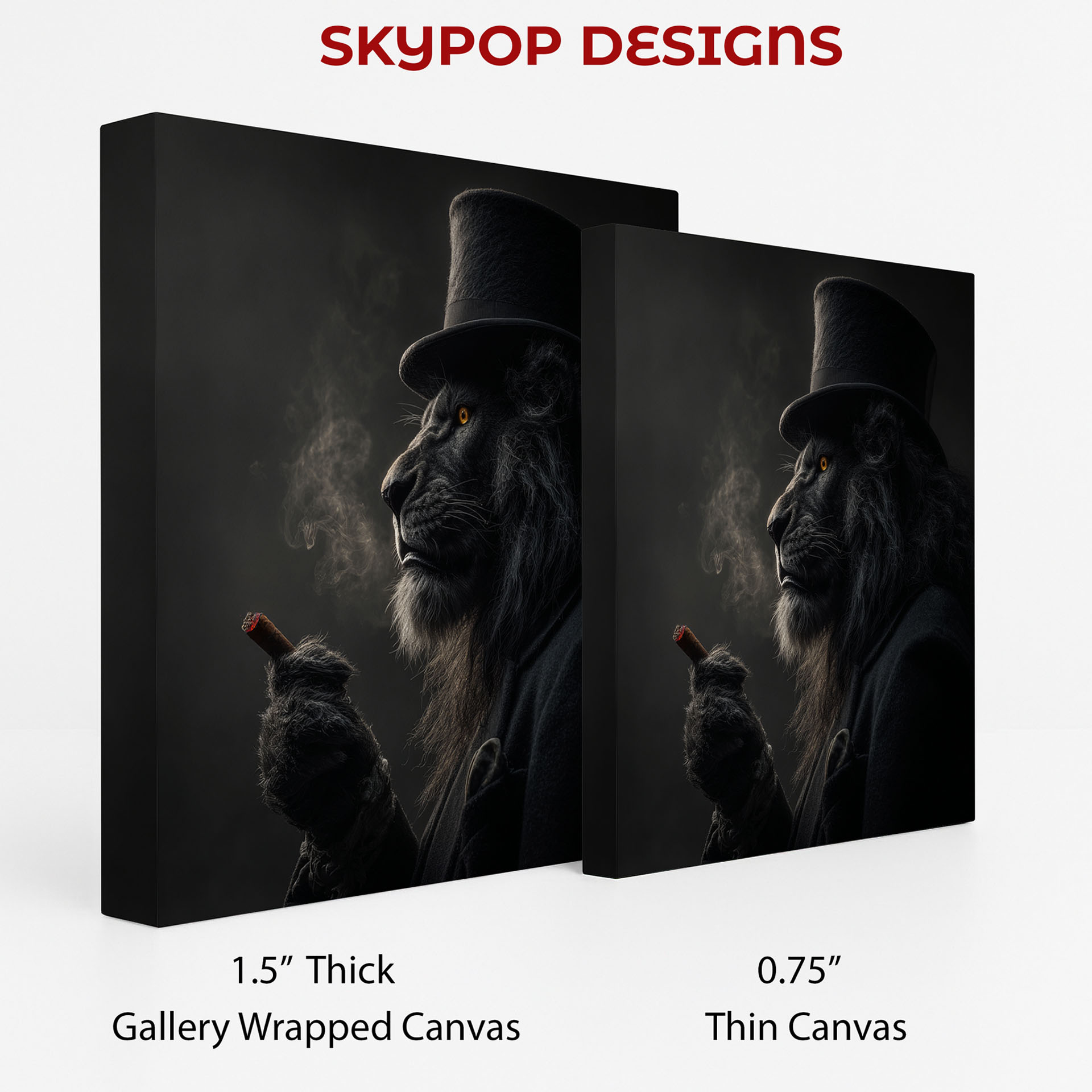 2.jpg Lion Smoking Art