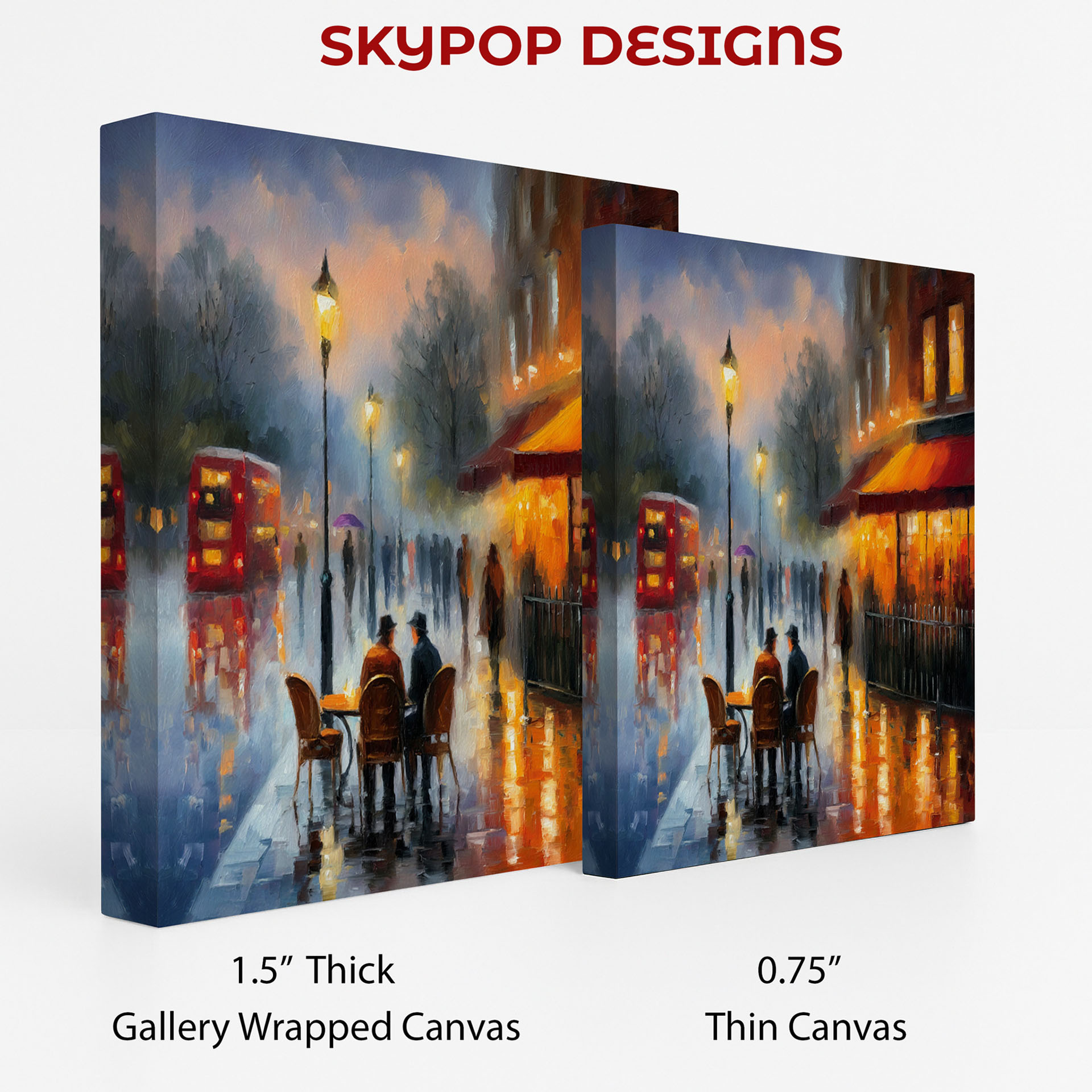 2.jpg Rainy Evening Cafe Scene Art