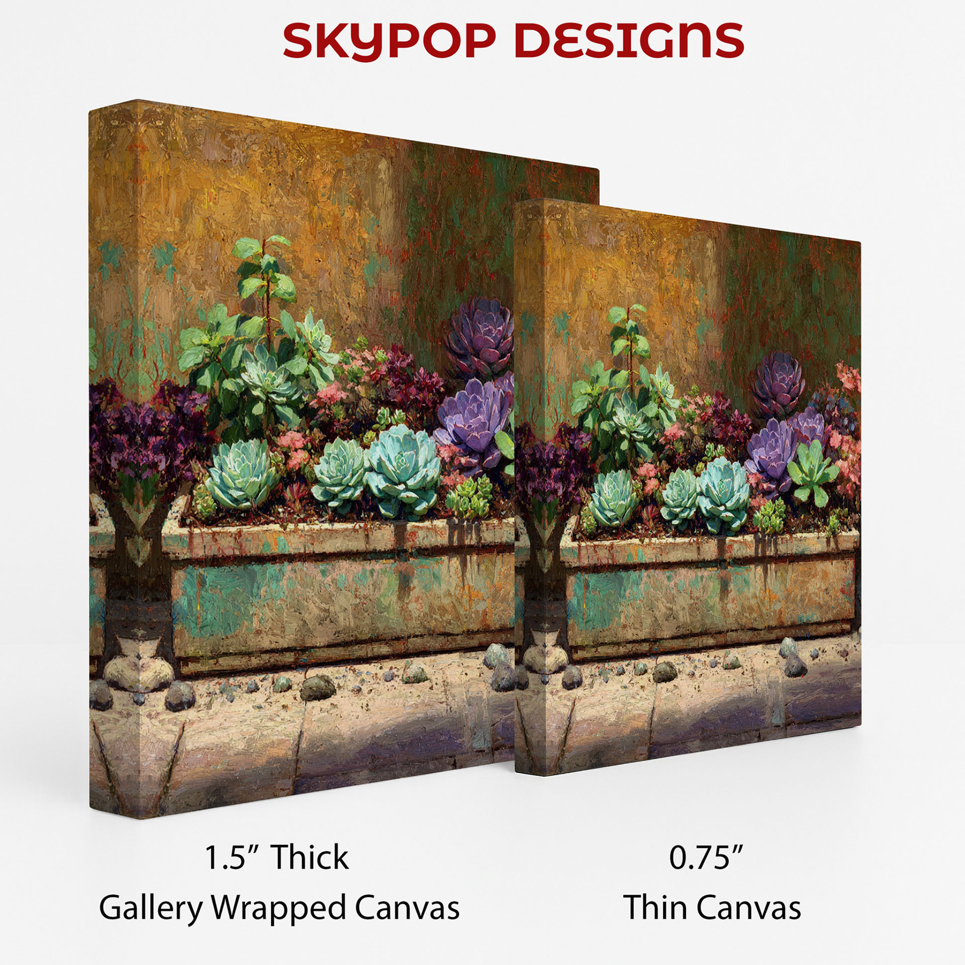 2.jpg Succulent Garden Planter Art