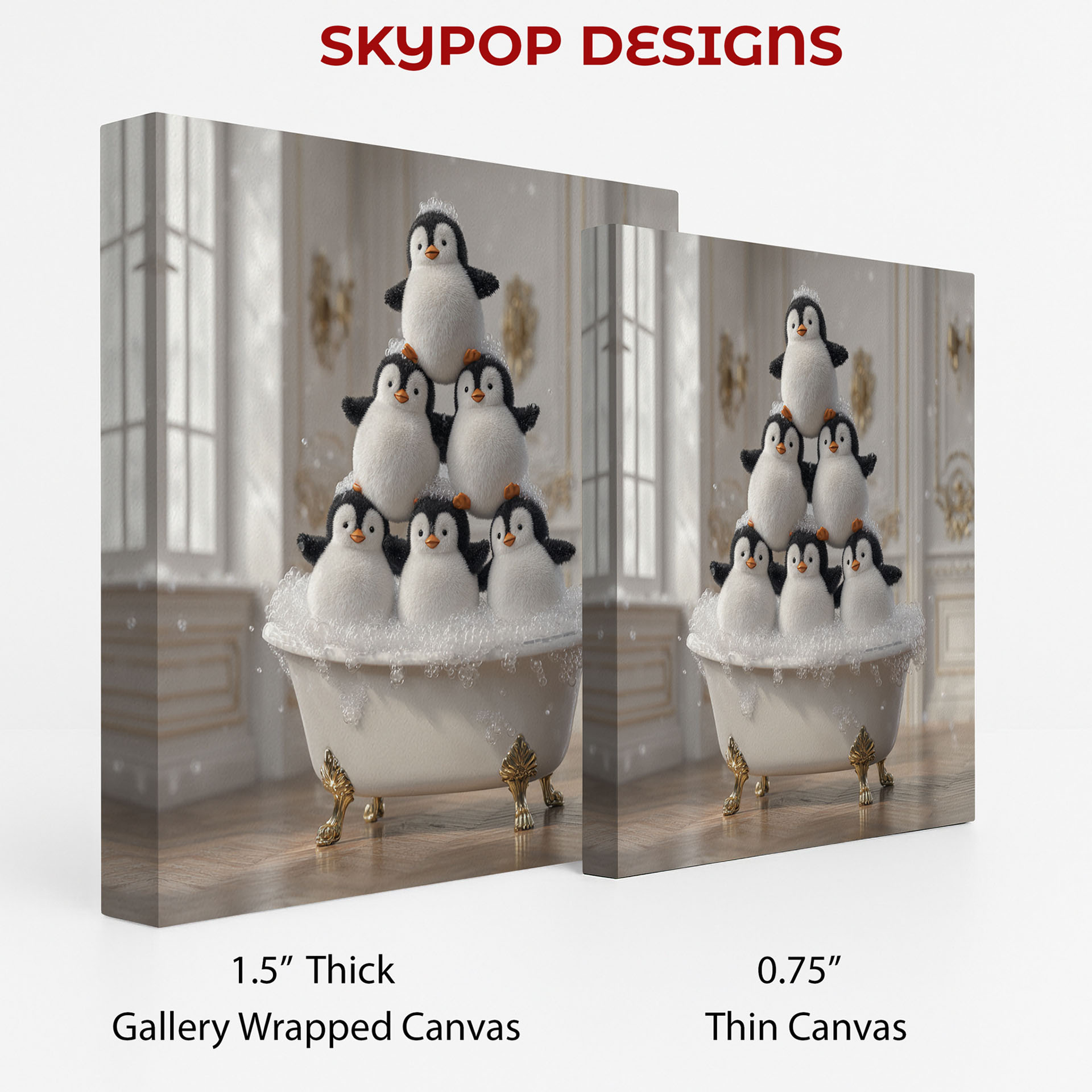 2.jpg Penguin Bubble Bath Art