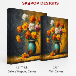 Marigold Bouquet Art