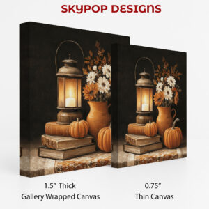 Autumn Lantern Pumpkins Art