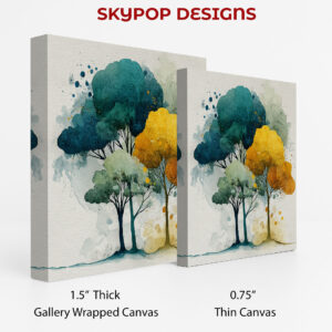 Abstract Tree Canopy Art