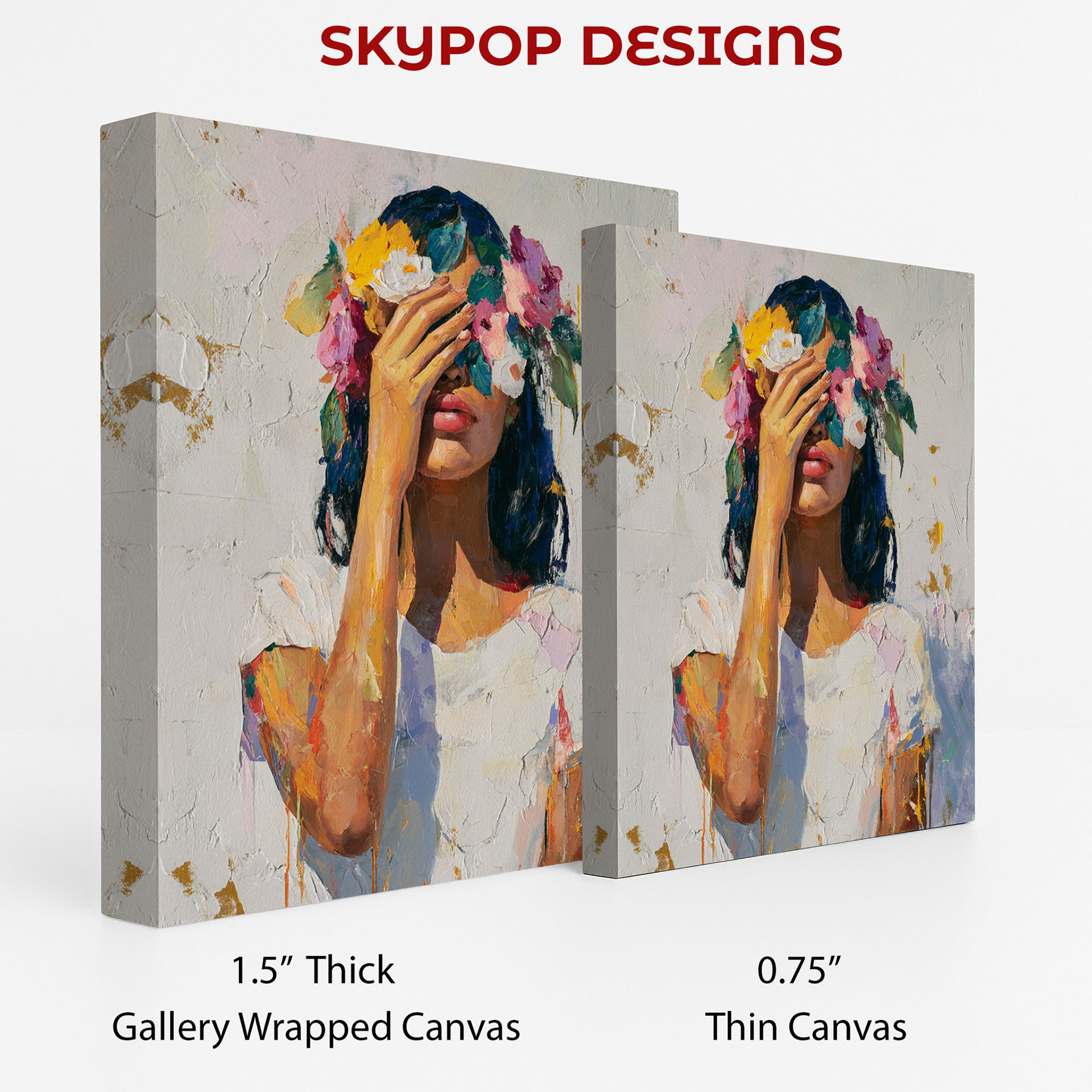 2.jpg Floral Crown Woman Art