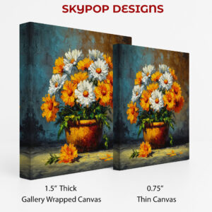 Vibrant Daisy Bouquet Art