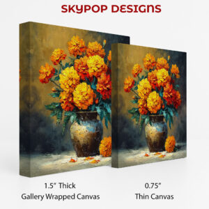 Marigold Bouquet Art