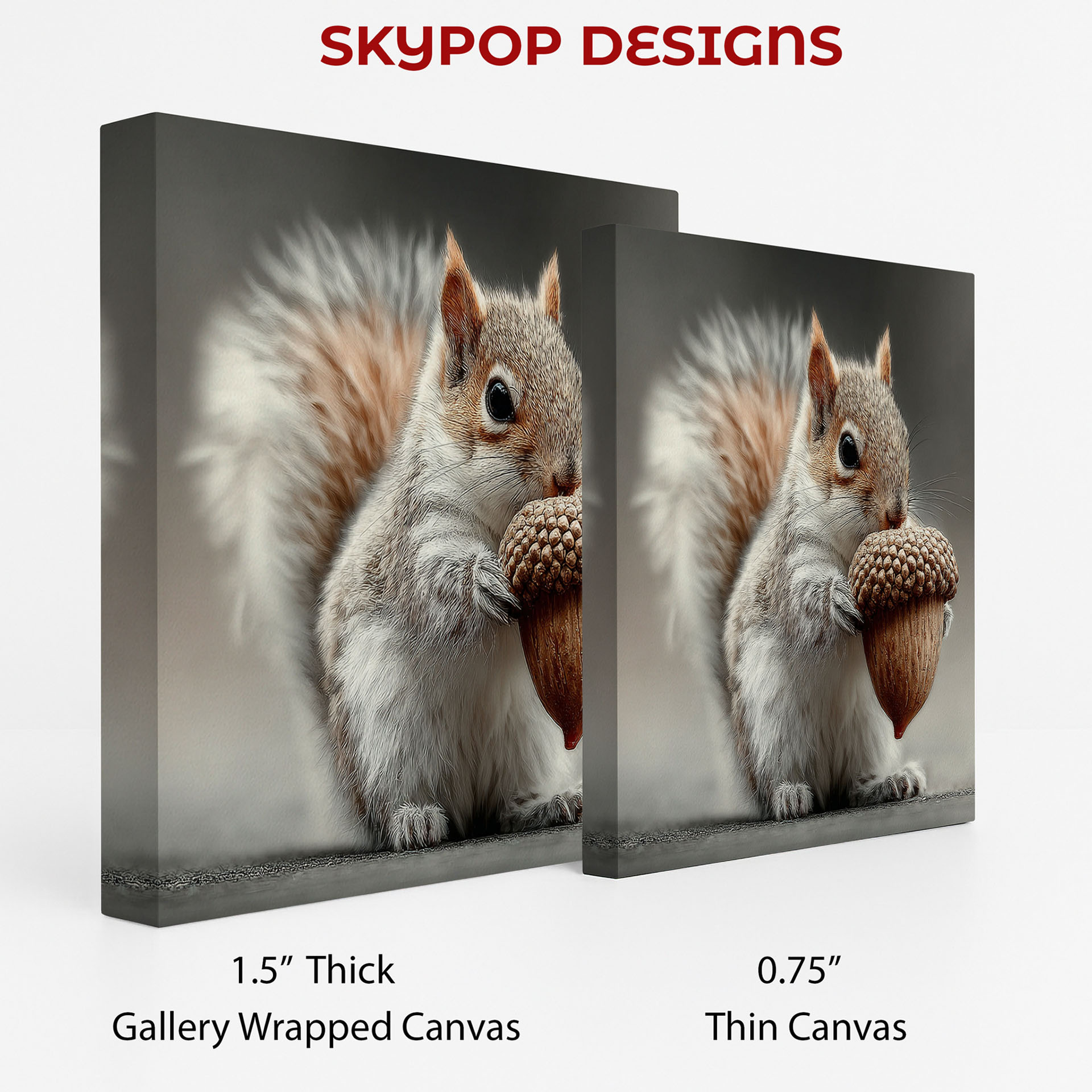 2.jpg Squirrel with Acorn Art