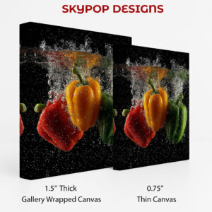 Bell Pepper Splash Art