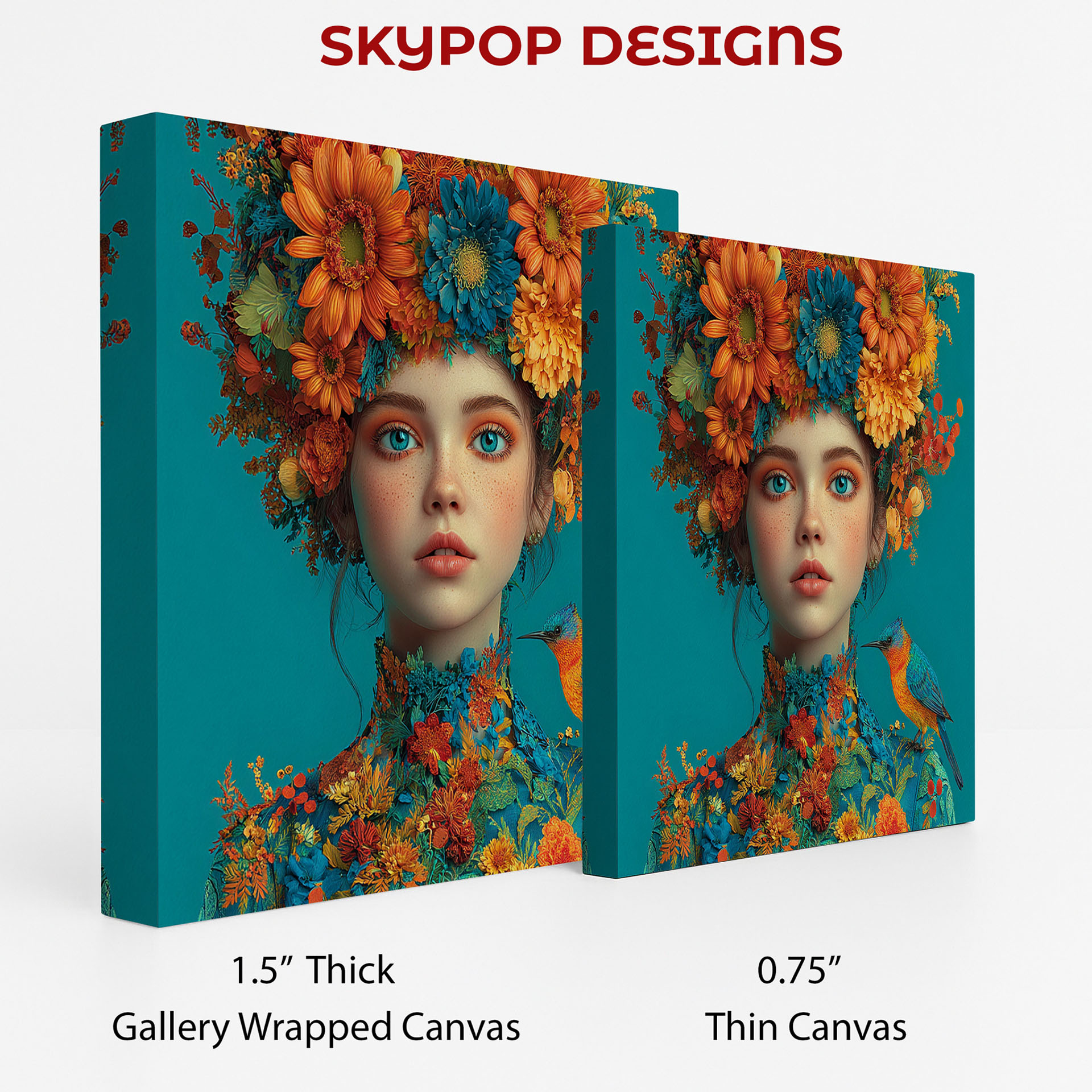 2.jpg Woman Bird Art