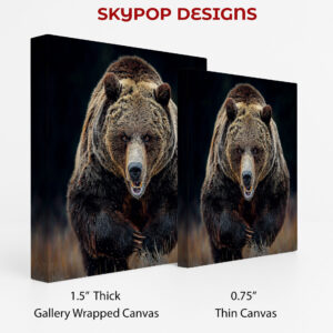 Grizzly Bear Roar Art