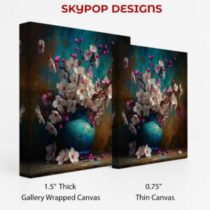 Cherry Blossom Vase Art