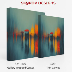 Rainy City Stroll Art