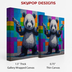 Panda Kung Fu Graffiti Art