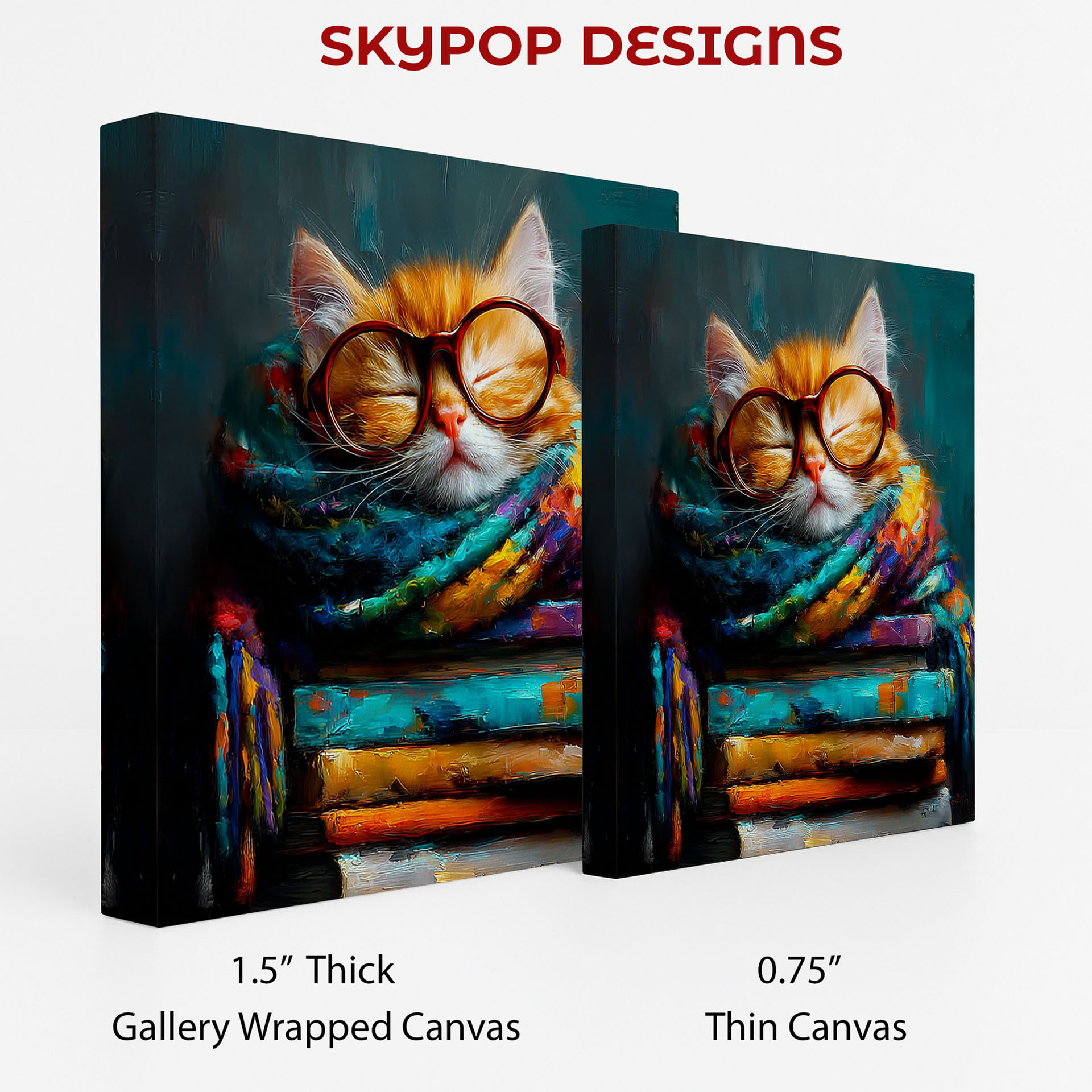 2.jpg Cat Reading Art