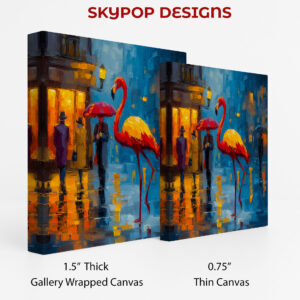 Flamingo City Nights Art