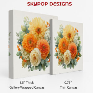 Autumn Bloom Bouquet Art