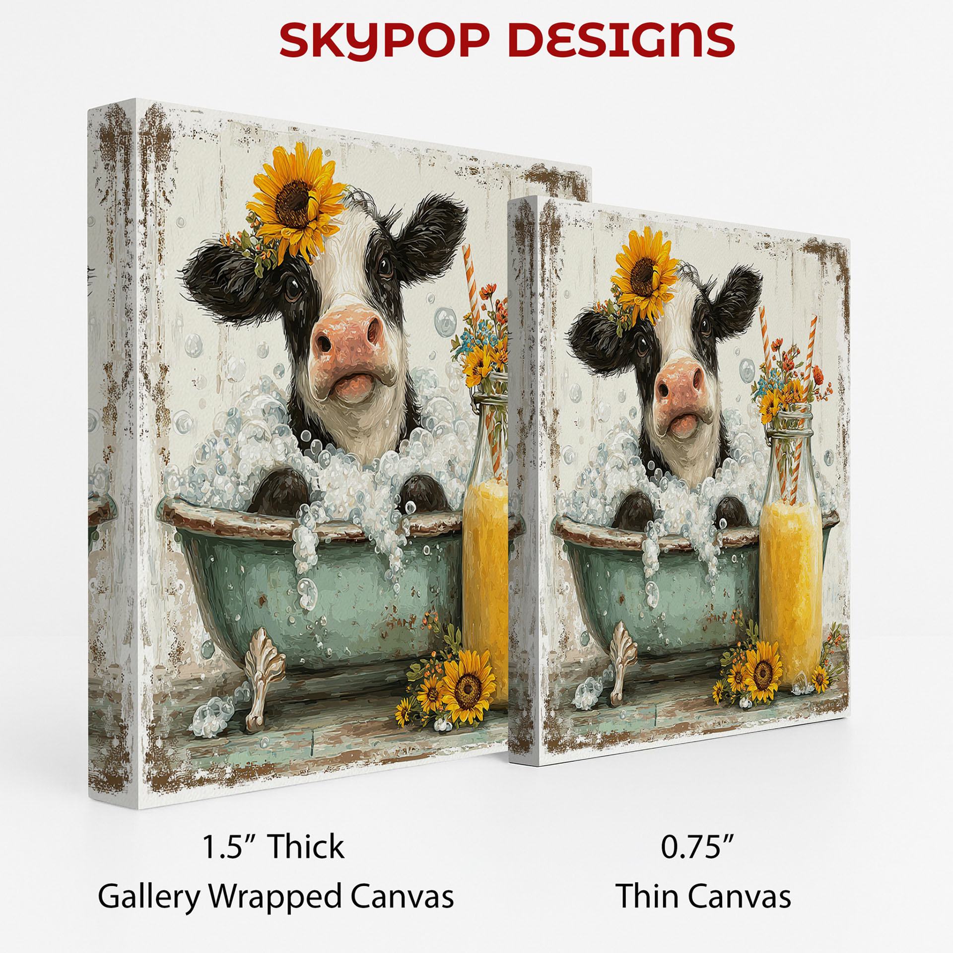 2.jpg Highland Cow Sunflower Art