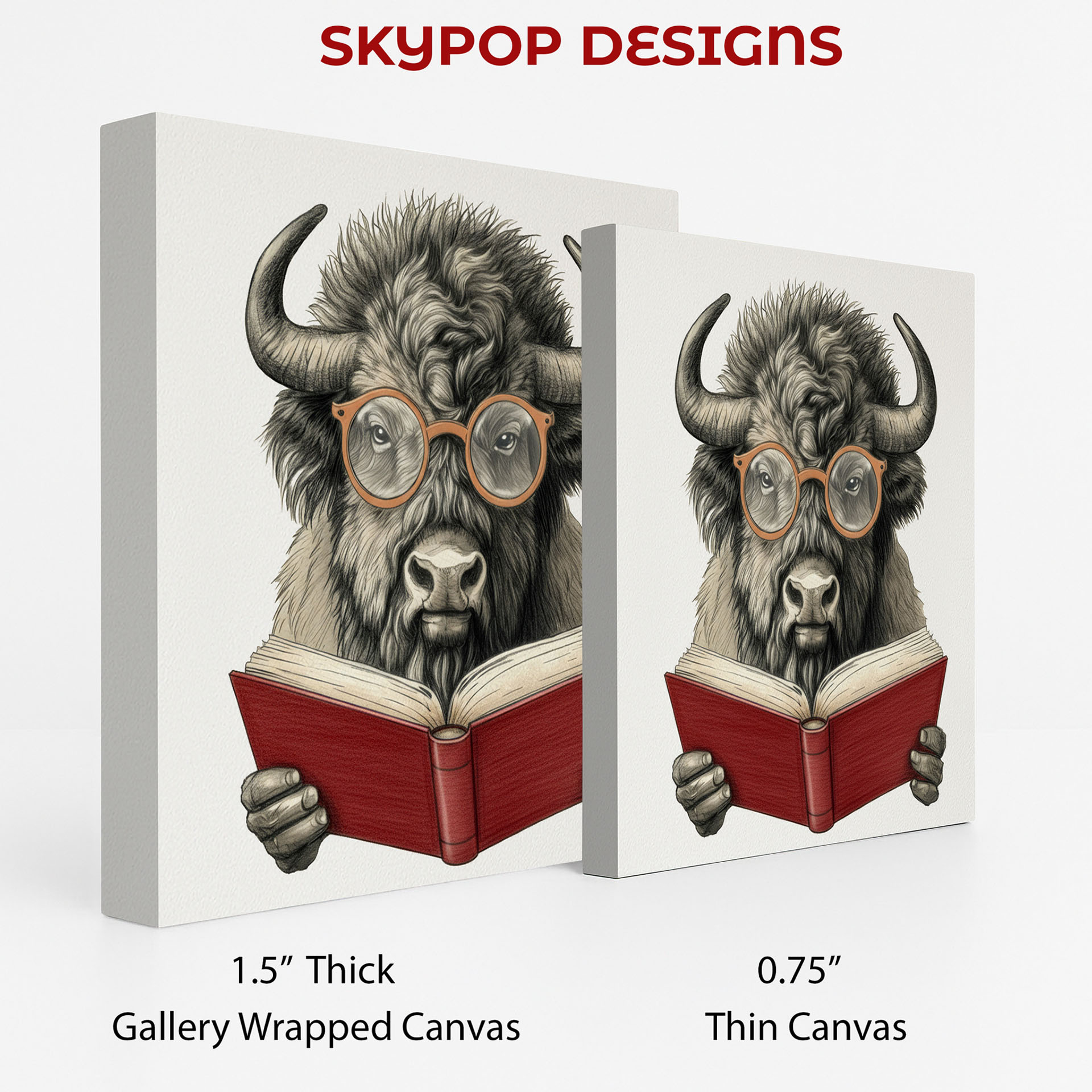 2.jpg Bison Bookworm Art