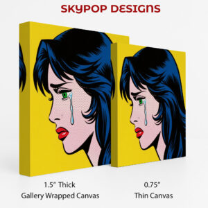 Crying Girl Pop Art