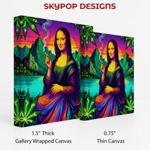 Mona Lisa Chill Vibes Art