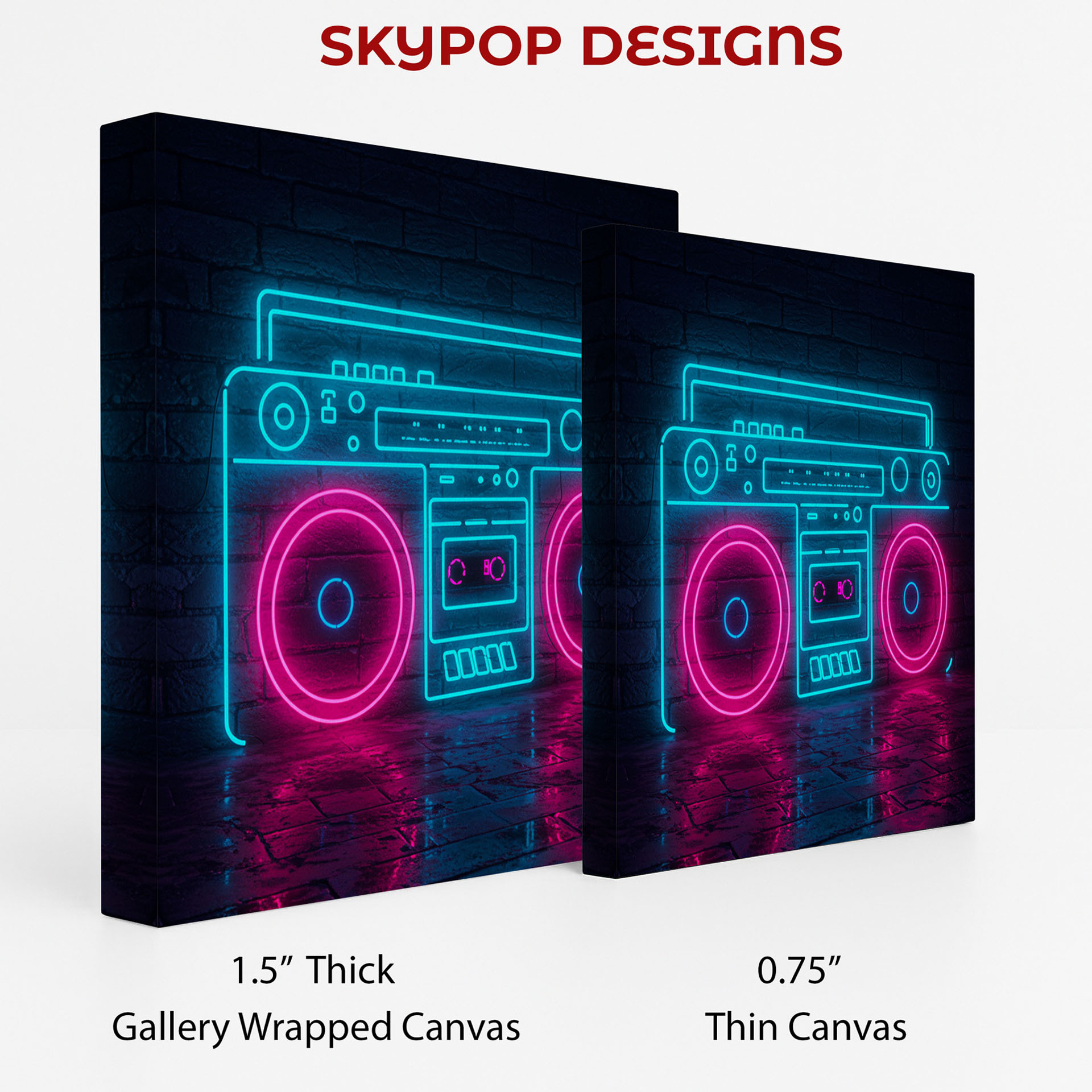 2.jpg Boombox Wall Art