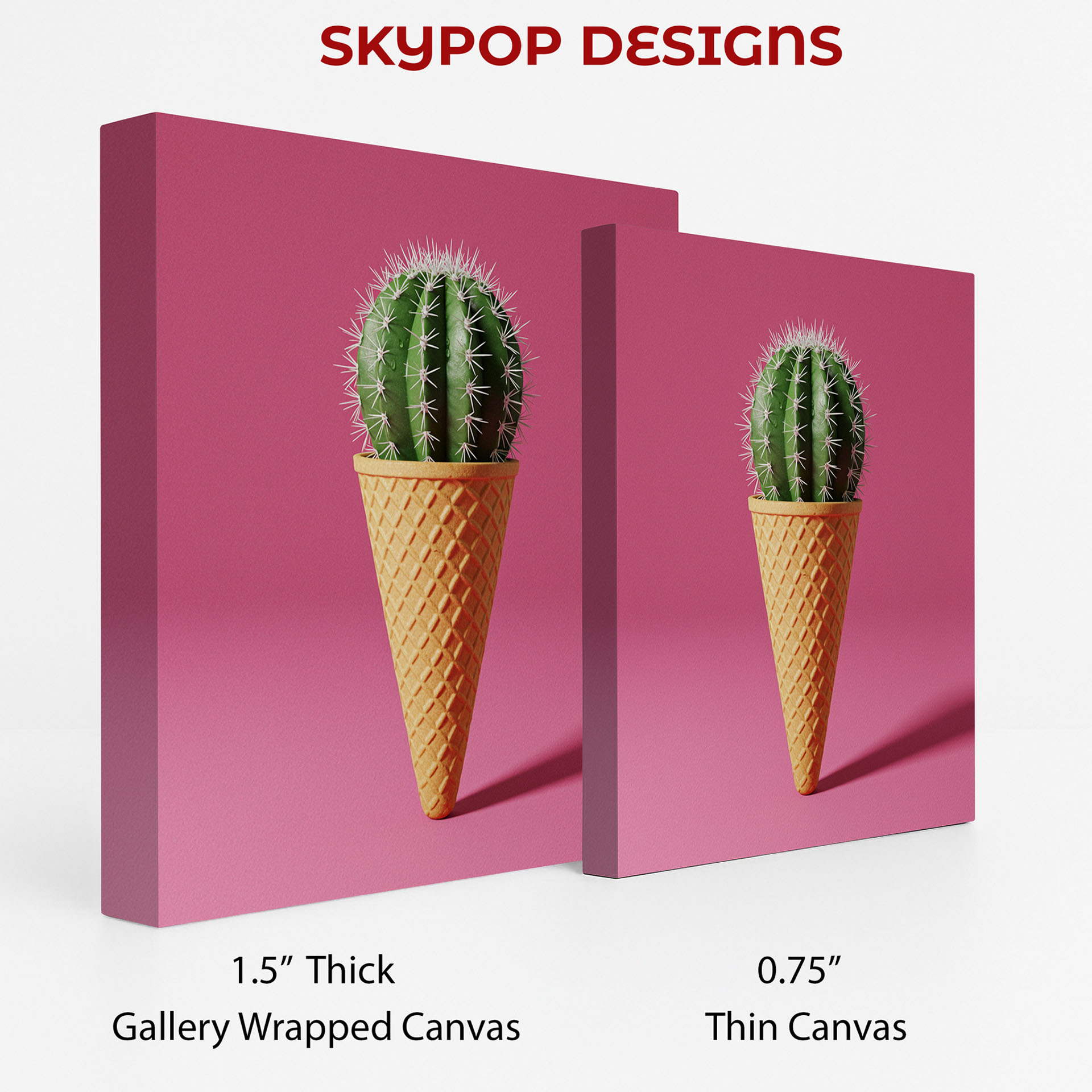 2.jpg Cactus Cone Pop Art