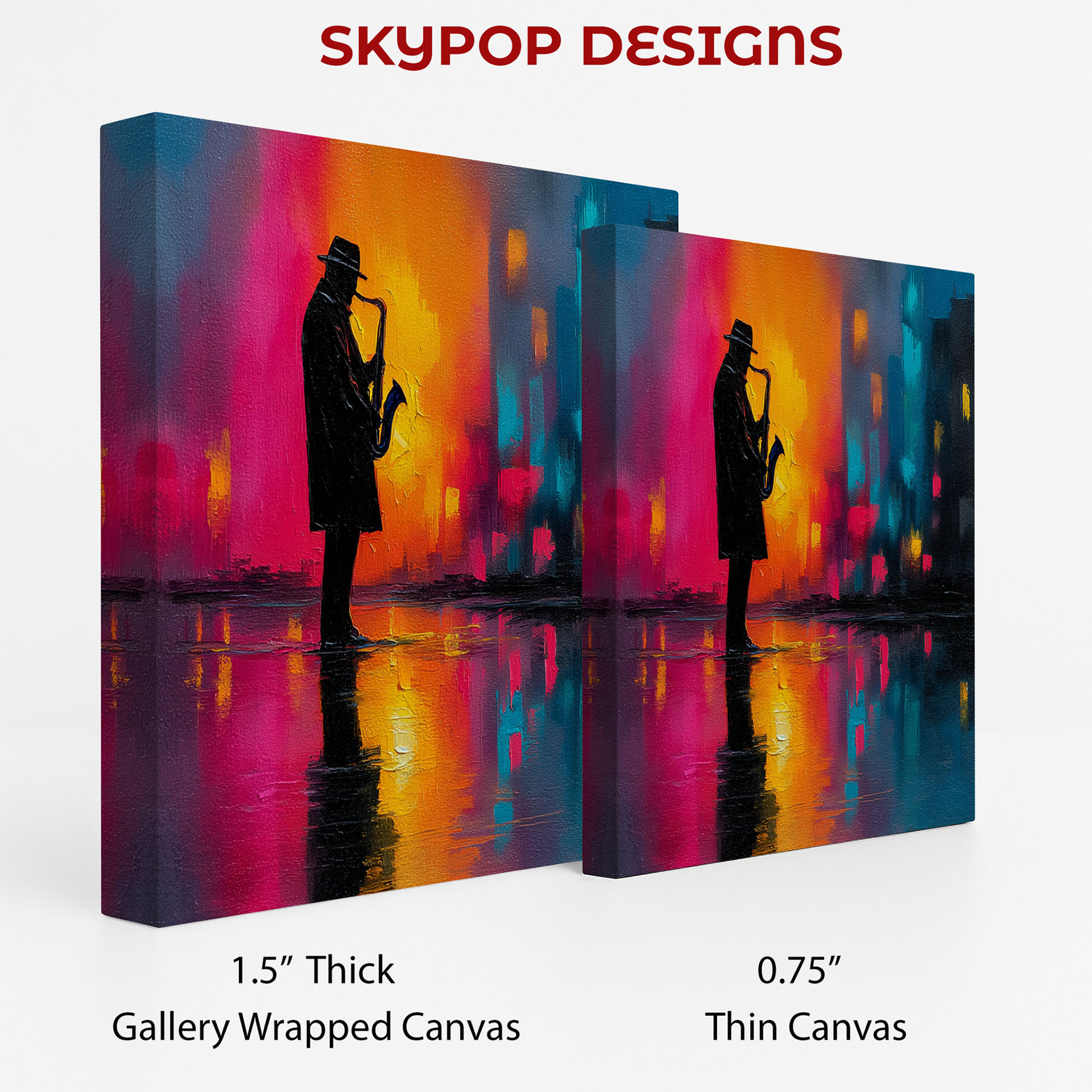 2.jpg Saxophone Serenade Cityscape Art