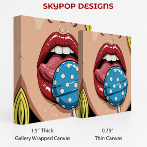 Lollipop Lips Art