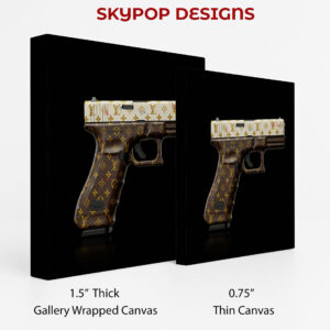LV Glam Gun Art