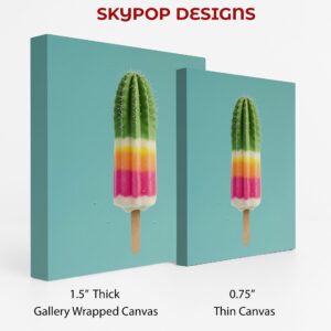 Cactus Ice Cream Art