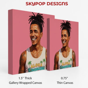 Obama Aloha Vibes Art