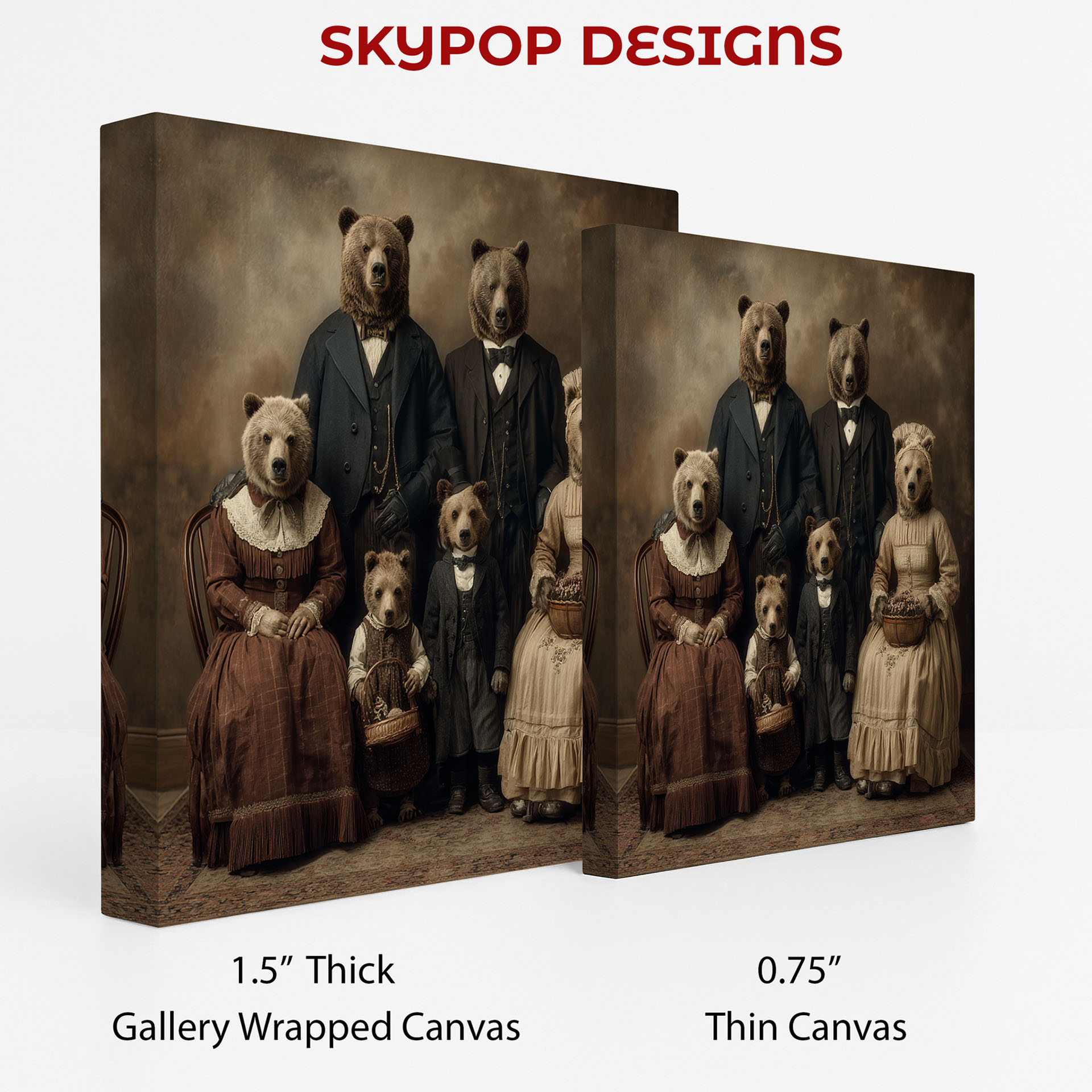 2.jpg Bear Family Portrait Art