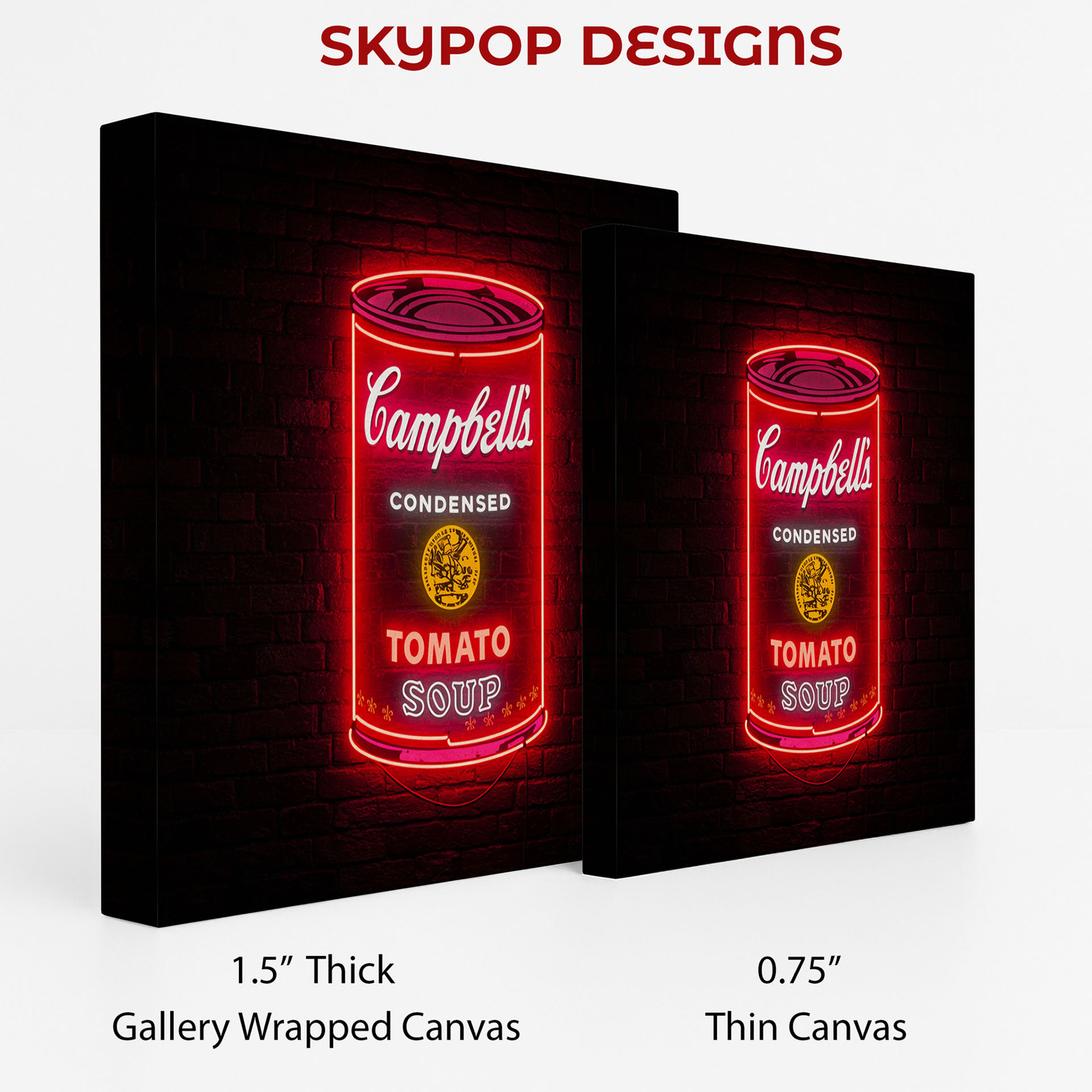 2.jpg Campbell's Soup Can Neon Art