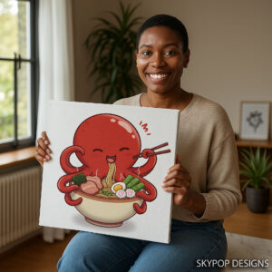 Octopus Ramen Art